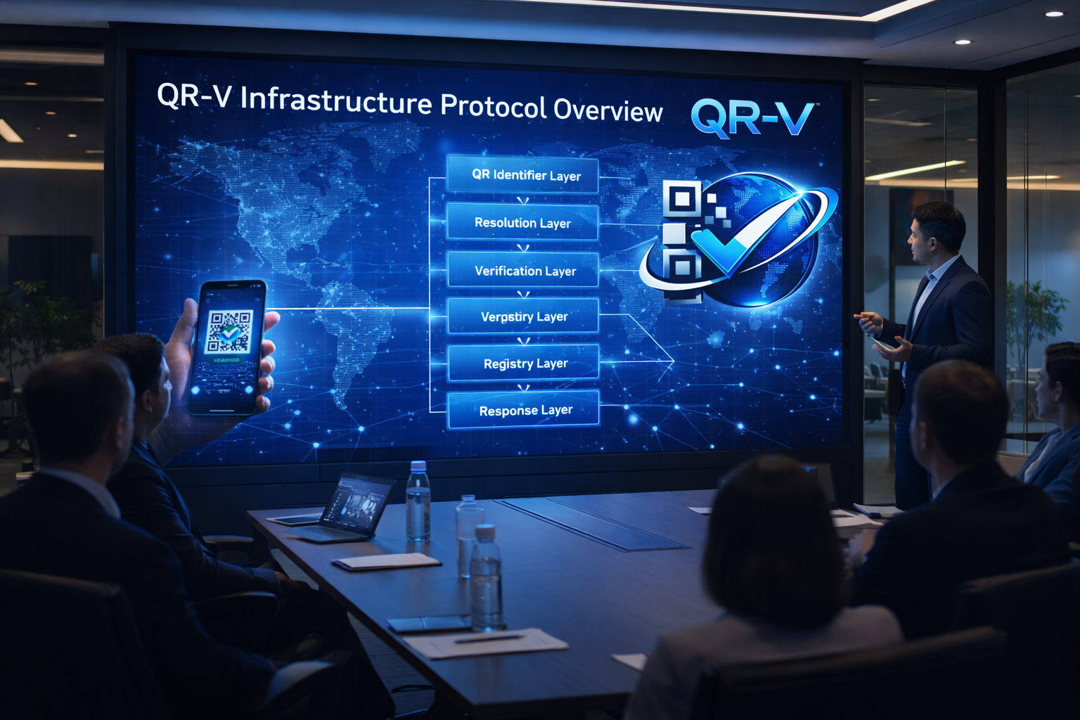 QR-V verification architecture